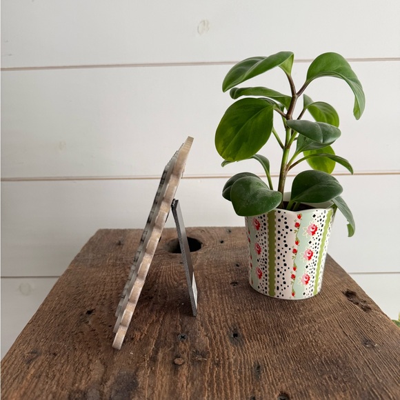 Watercolor original 4x4 in Wooden Frame - Picture 4 of 5